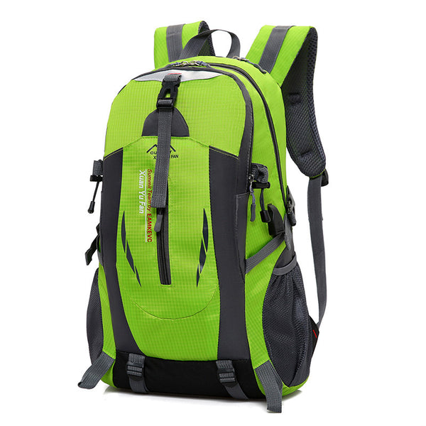 USB rechargeable bag 2020 new double shoulder bag male large capacity outdoor mountaineering bag women sports leisure travel bag