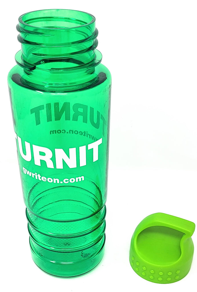 TURNIT® Green Water Bottle - Wide-Neck Bottle